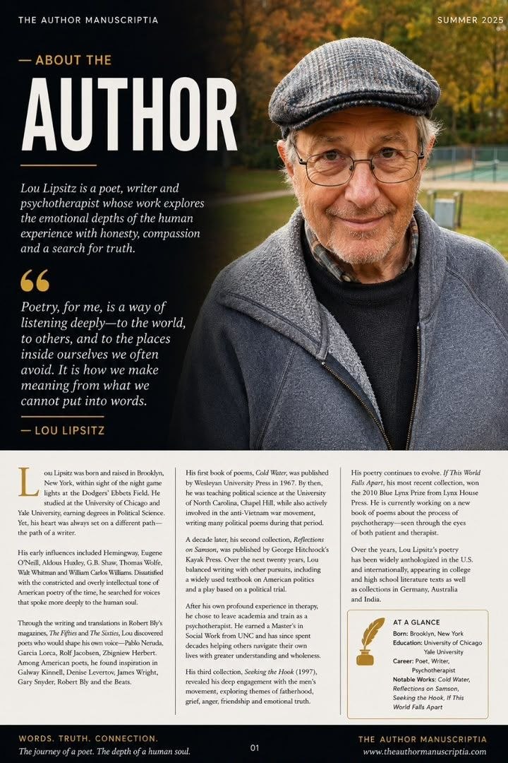 About the Author - Lou Lipsitz biography and notable works
