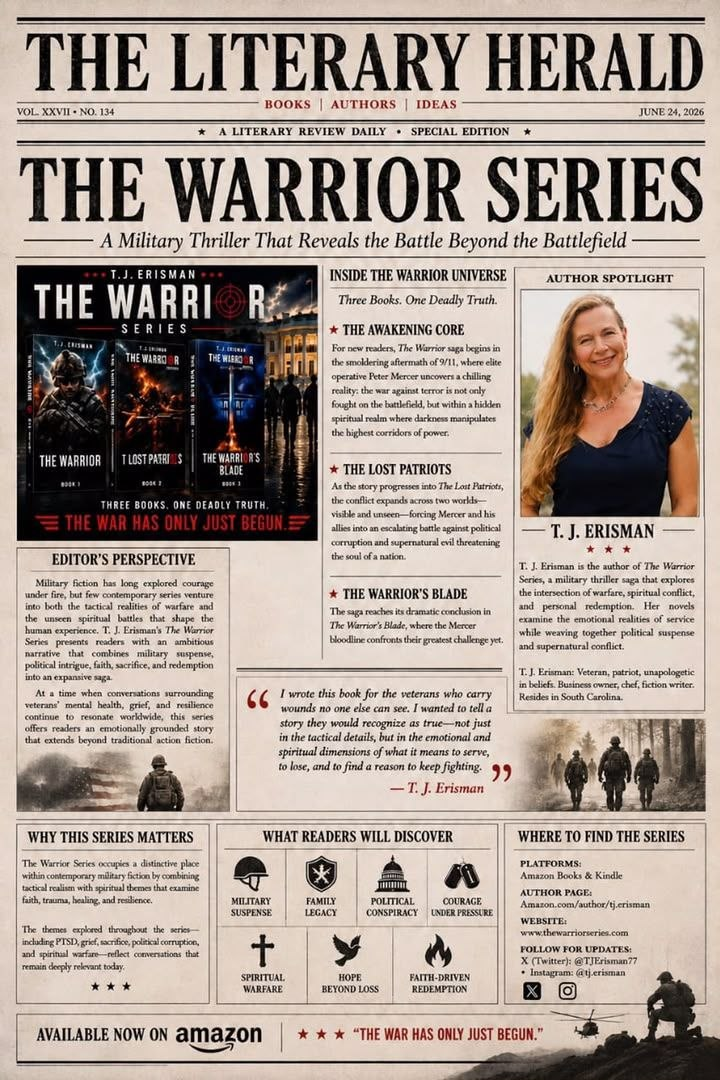 The Literary Herald feature for The Warrior Series by T. J. Erisman